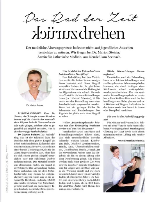 dr steiner in der presse